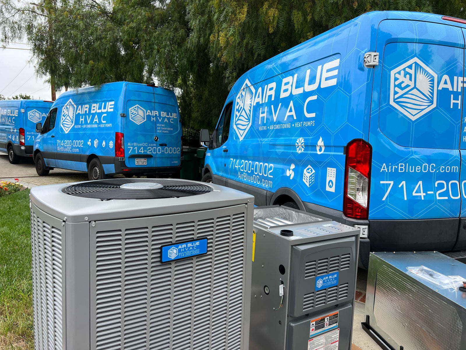 Original OCDIR directory artwork for Air Blue HVAC — not a business photograph