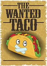 The Wanted Taco — Santa Ana — logo