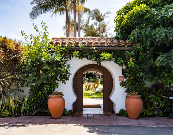 Original OCDIR directory artwork for Casa Romantica Cultural Center and Gardens — not a business photograph