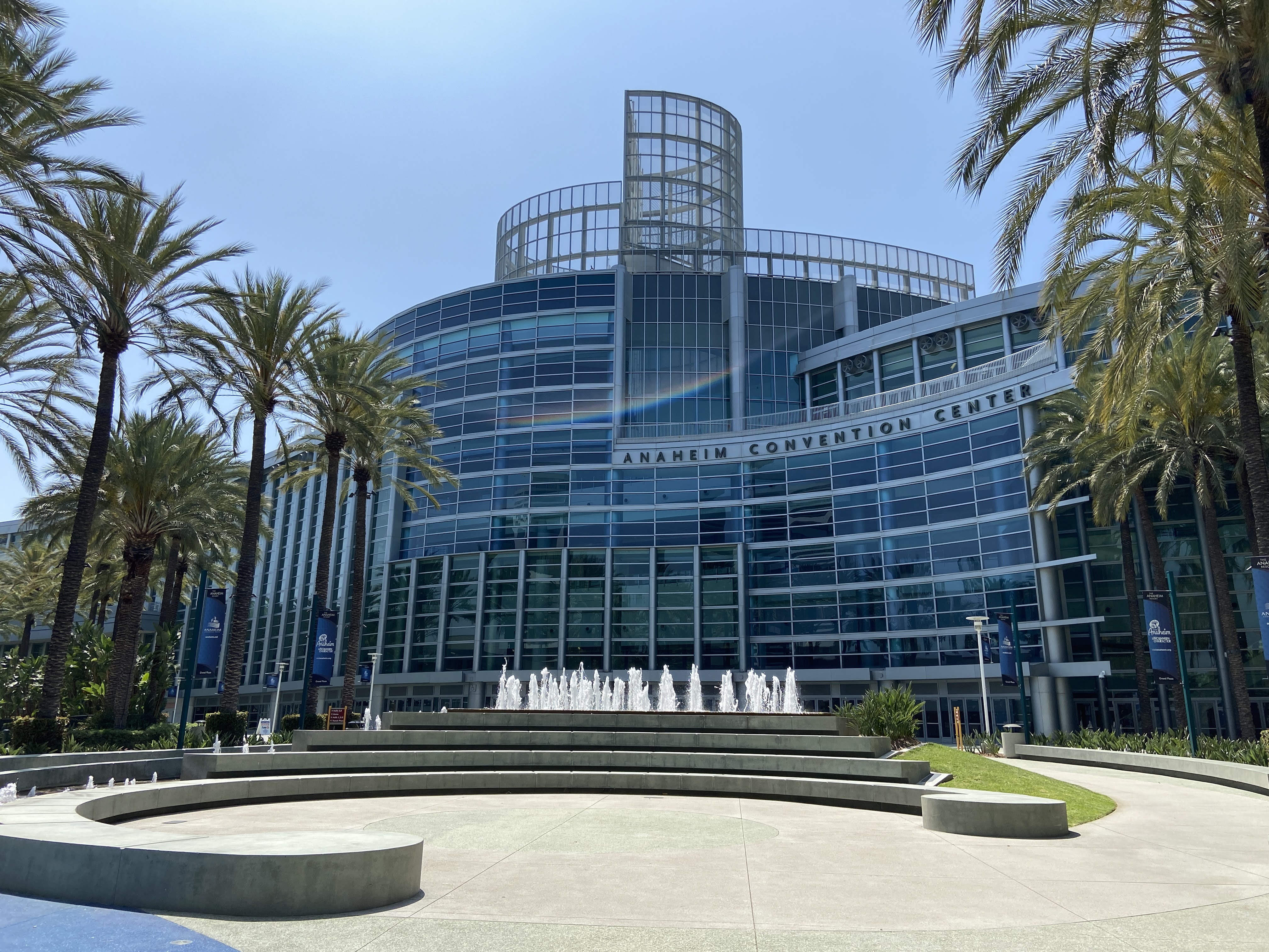 Original OCDIR directory artwork for Anaheim Convention Center — not a business photograph