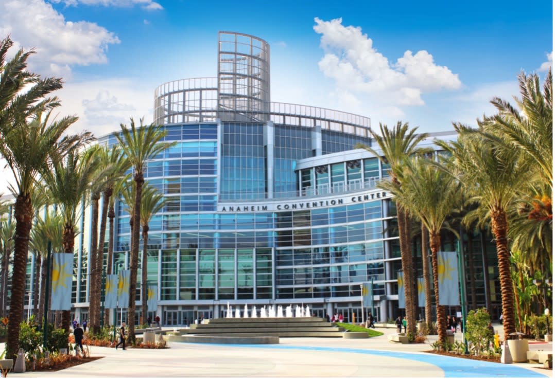 Original OCDIR directory artwork for Visit Anaheim — not a business photograph