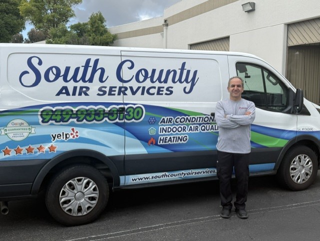 Original OCDIR directory artwork for South County Air Services — not a business photograph