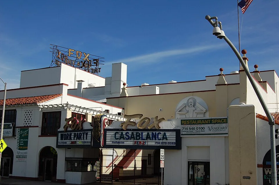 Historic Fullerton Fox Theatre — real photograph