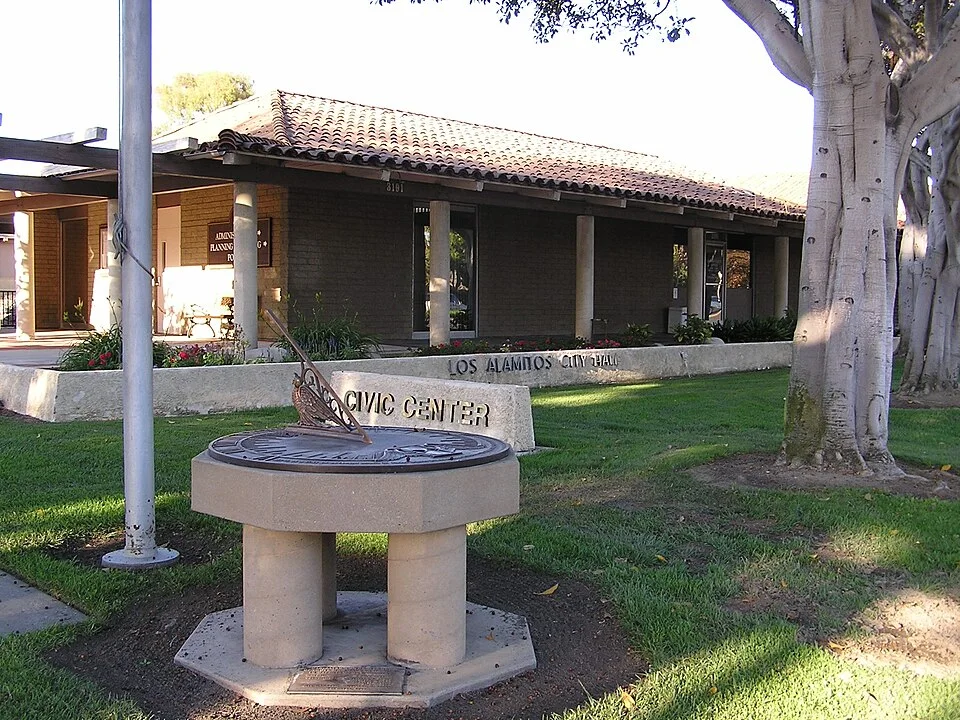 Los Alamitos City Hall — real photograph