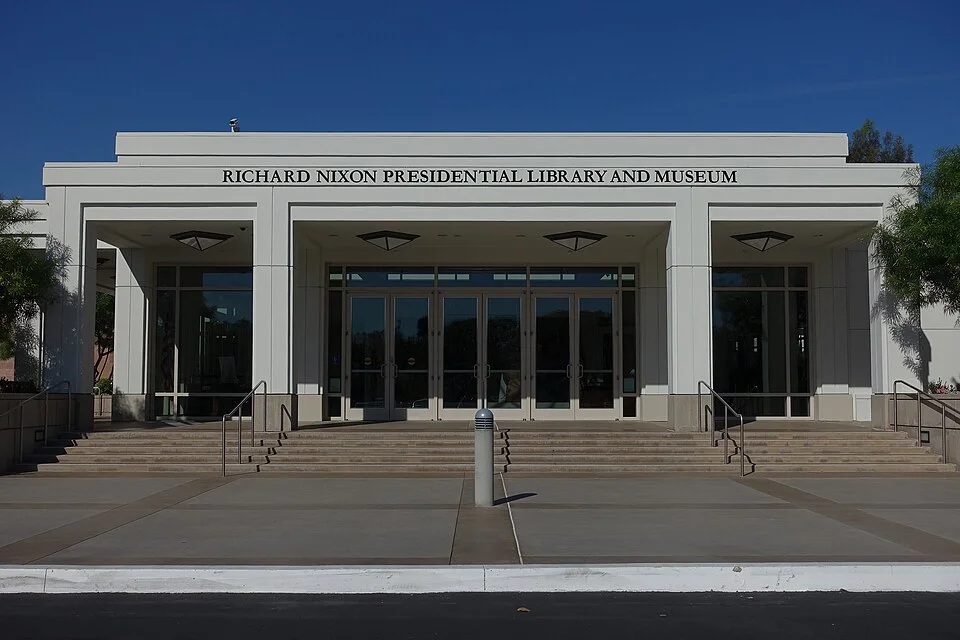 Richard Nixon Presidential Library, Yorba Linda — real photograph